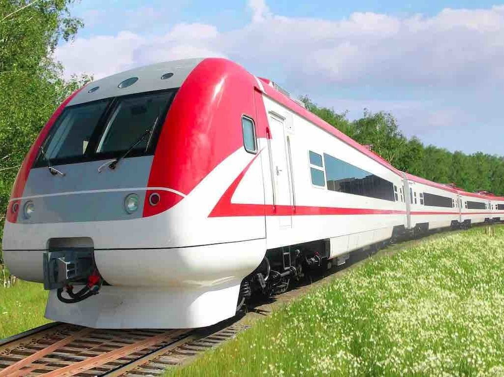 Fast train in Georgia