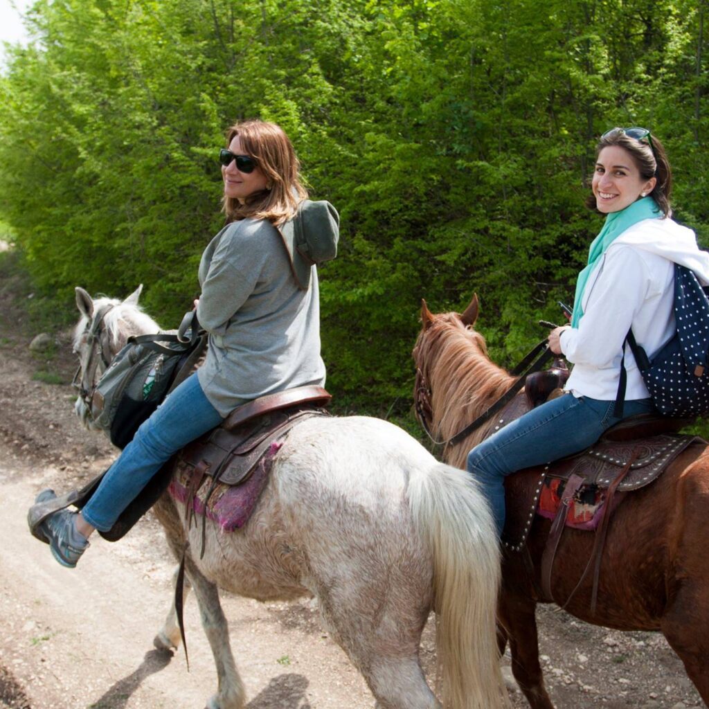 Horse riding in Kakheti, Georgia