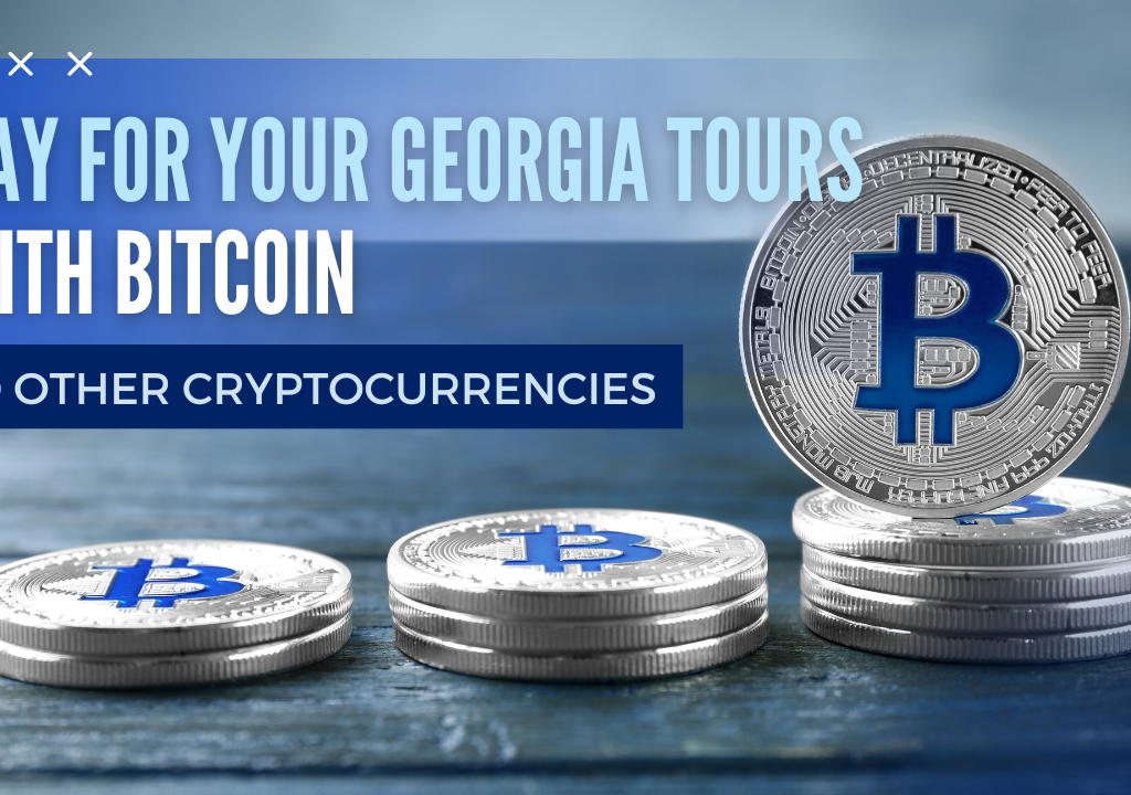 image of bitcoin used to pay for tours in georgia