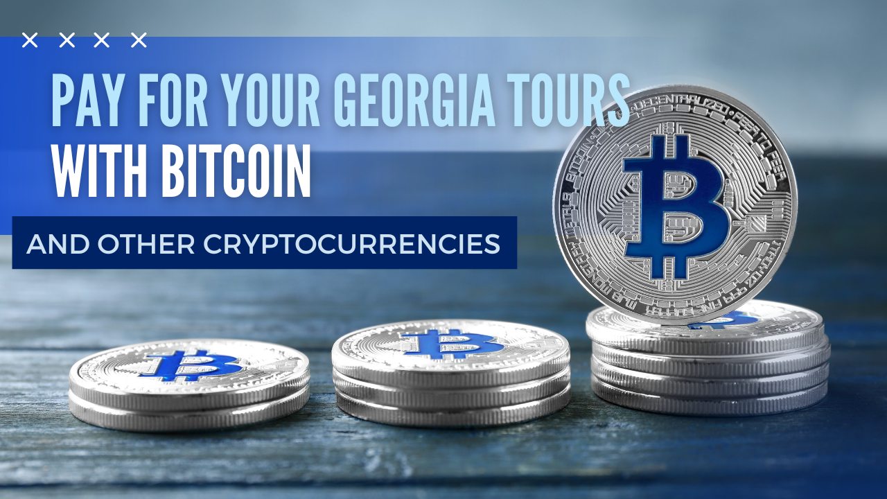 image of bitcoin used to pay for tours in georgia